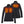 Venture black heated quarter zip pullover showing front and back heating elements