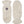 Hestra off white knit wool mittens with brand logo patch