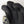 Mobile Warming glove fingertips with black grip texture and camouflage fabric