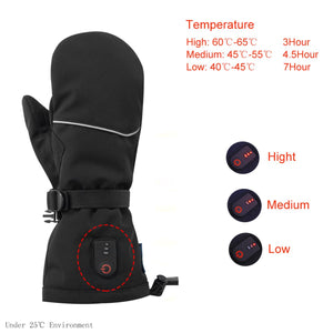 Dr.Warm Fingerless Heating Mitten Gloves
