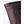 Close up of dark brown Hestra leather glove cuff with embossed logo
