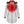 ActionHeat white puffer jacket with Detroit Lions logo and red heated zones