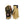 Hestra tan and black leather gloves with adjustable wrist straps