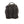 Back view of black Athalon backpack with padded shoulder straps and top handle