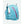 Nathan light blue hydration vest with purple logo and two water tubes