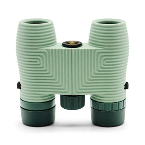 NOCS Provisions sage green binoculars with ribbed texture