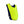 High visibility yellow quilted cooling vest with blue interior lining and side tie closures