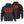 Mobile Warming black zip up hoodie showing front and back heating elements