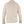 Back view of a beige wool shawl collar sweater with ribbed cuffs and hem