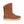 Cloud Nine Sheepskin brown suede mid calf boot with side zipper and white shearling lining