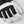 Hestra black and white leather ski glove