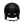 Black POC ski helmet viewed from the front