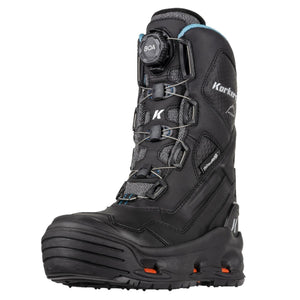 Korkers black winter boot with BOA lacing system and Thinsulate insulation