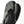 Hestra black leather three finger mitten with yellow stitching