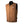 Brown Gobi Heat canvas work vest with black collar and front zipper