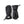Pair of black Hestra winter gloves with adjustable wrist straps and drawcord cuffs