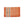 HealthyLine orange rectangular mat with two vertical stripes of embedded purple amethyst and black tourmaline crystals