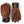 Hestra brown leather ski gloves with black cuffs