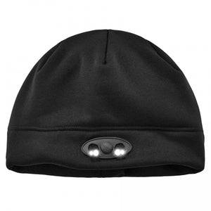 N-Ferno black beanie with integrated LED light