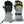 Mount Tec Explorer heated gloves in grey and black with yellow accents