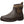 Brown Muck ankle boot with textured rubber sole and pull tab