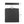 Square dark grey seat cushion with handle showing dimensions of 14.96 inches by 14.96 inches by 1.97 inches