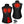 ActionHeat heated vest showing heating element placement and dimensions with battery pack and charging cable