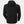 Back view of a black Helly Hansen hooded jacket