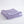 Folded lavender fleece blanket with satin trim