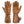 ActionHeat brown leather heated gloves with battery pack and zipper pocket