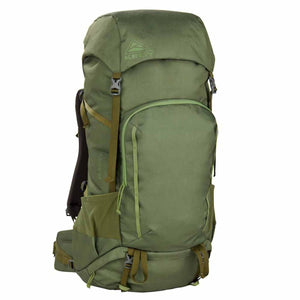 Kelty Asher 65 liter olive green hiking backpack