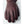 Hestra dark brown textured leather glove with a zippered wrist closure