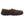 Acorn brown slip on slipper with faux fur lining and whipstitch detail