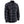 Black and grey plaid long sleeve button down shirt with two chest pockets