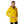 Man wearing a yellow Helly Hansen hooded rain jacket