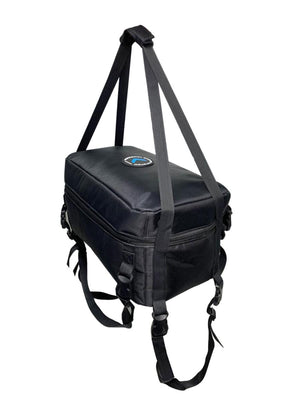Black rectangular equipment bag with adjustable carry straps and Signal Wear logo