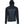 Volt Heat black hooded jacket with quilted front panel and blue accents