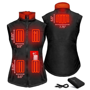 Open Box ActionHeat Pro Series+ Bluetooth Women's Softshell Heated Vest