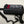 Gerbing black rectangular battery pouch with adjustable elastic strap