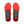 Pair of Glovii heated insoles with red and black design and printed care instructions