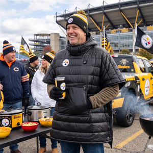 ActionHeat Pittsburgh Steelers Battery Heated Poncho