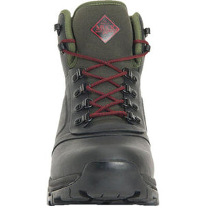 Muck olive green and black lace up waterproof work boot