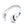 White wearable neck fan with Buffalo Bills logo