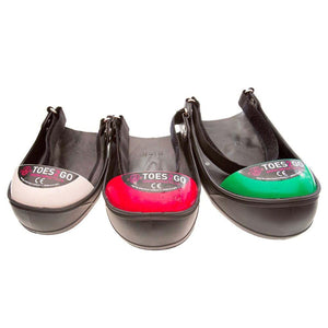 Impacto Toes2Go steel toe overshoes in white red and green