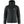 FjallRaven black hooded down jacket with front zipper and logo patch