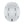 Top view of a white Smith Optics ski helmet with ventilation slots