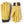 Hestra yellow leather gloves with grey ribbed cuffs