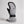 Swany grey and black winter mitten with adjustable wrist strap and drawstring cuff