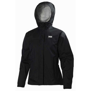 Helly Hansen black hooded rain jacket