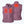 Mobile Warming purple fleece vest showing front and back heating element zones